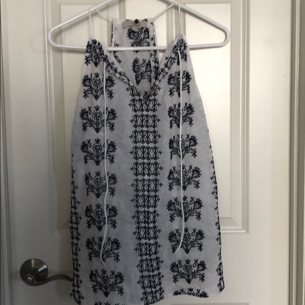 Loft Sheer V Neck Tank